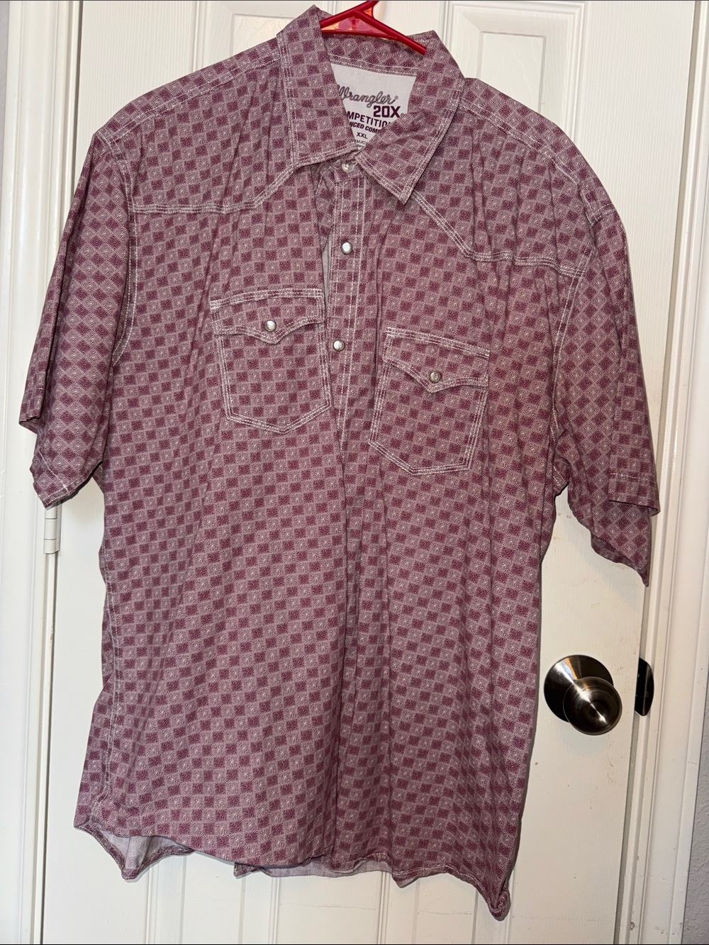 Pearl snap short sleeve